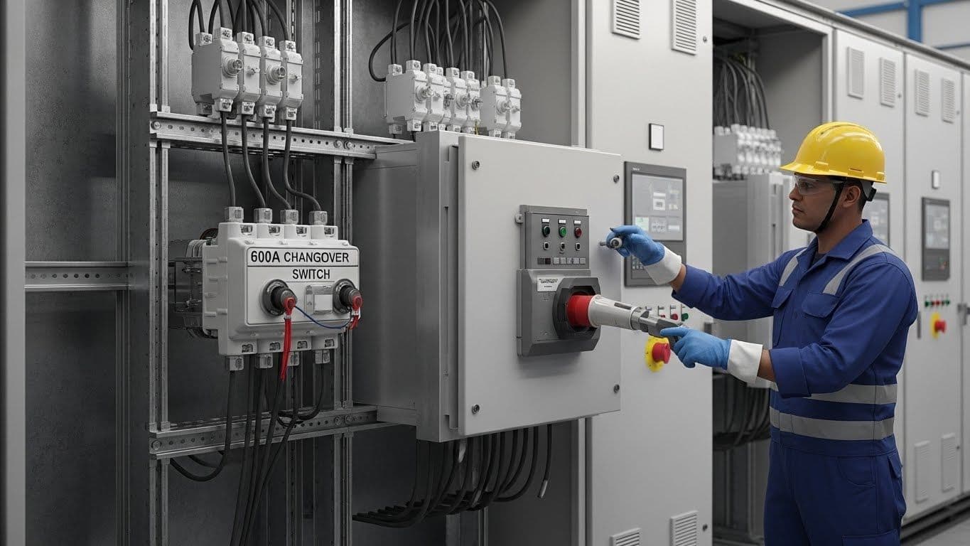 SEC (Substation) Aziziah (Makkah), Makkah, Saudi Arabia - Changeover Switch 600A for AHU's - ECS Project