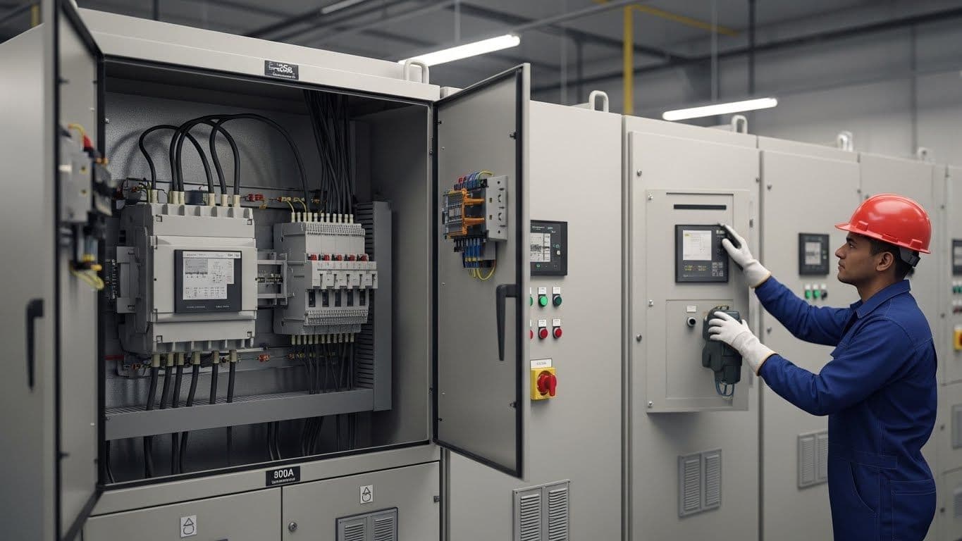 KAIA (Housing Extension), Saudi Arabia - Changeover Switch 800A & Normal Panels - ECS Project