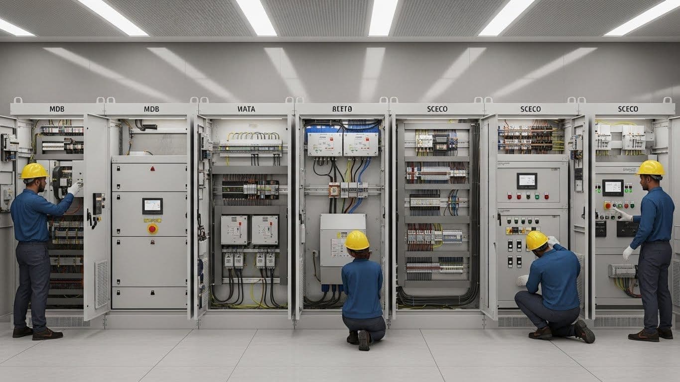 Saudi Investment Bank – Jeddah Al SAFA Branch, Jeddah, Saudi Arabia - MDB, ATS, SCECO & Lighting Panel - ECS Project