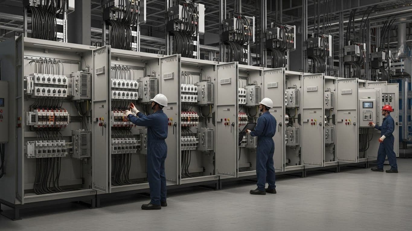 Hidada Power Plant 2A & 2B Jeddah, Jeddah, Saudi Arabia - Distribution Panels with Capacitor Banks - ECS Project