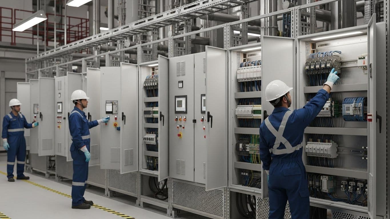Shoaiba Power Plant – P1/2, Stage 2, Saudi Arabia - MCC & Automation Control Panels - ECS Project
