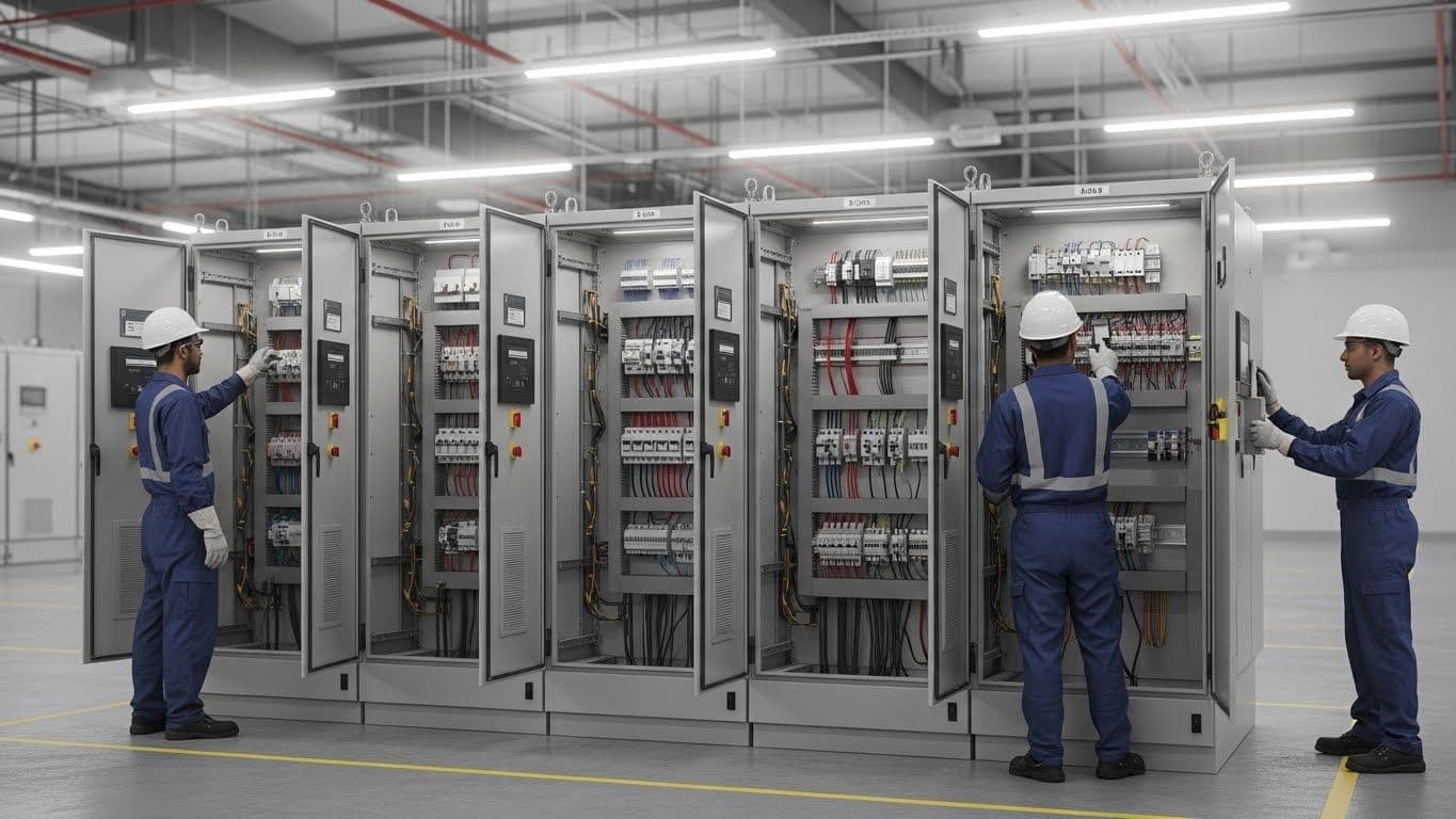 Al Sorayai Carpet Factory, Jeddah, Jeddah, Saudi Arabia - Distribution Panels & Modification Works - ECS Project