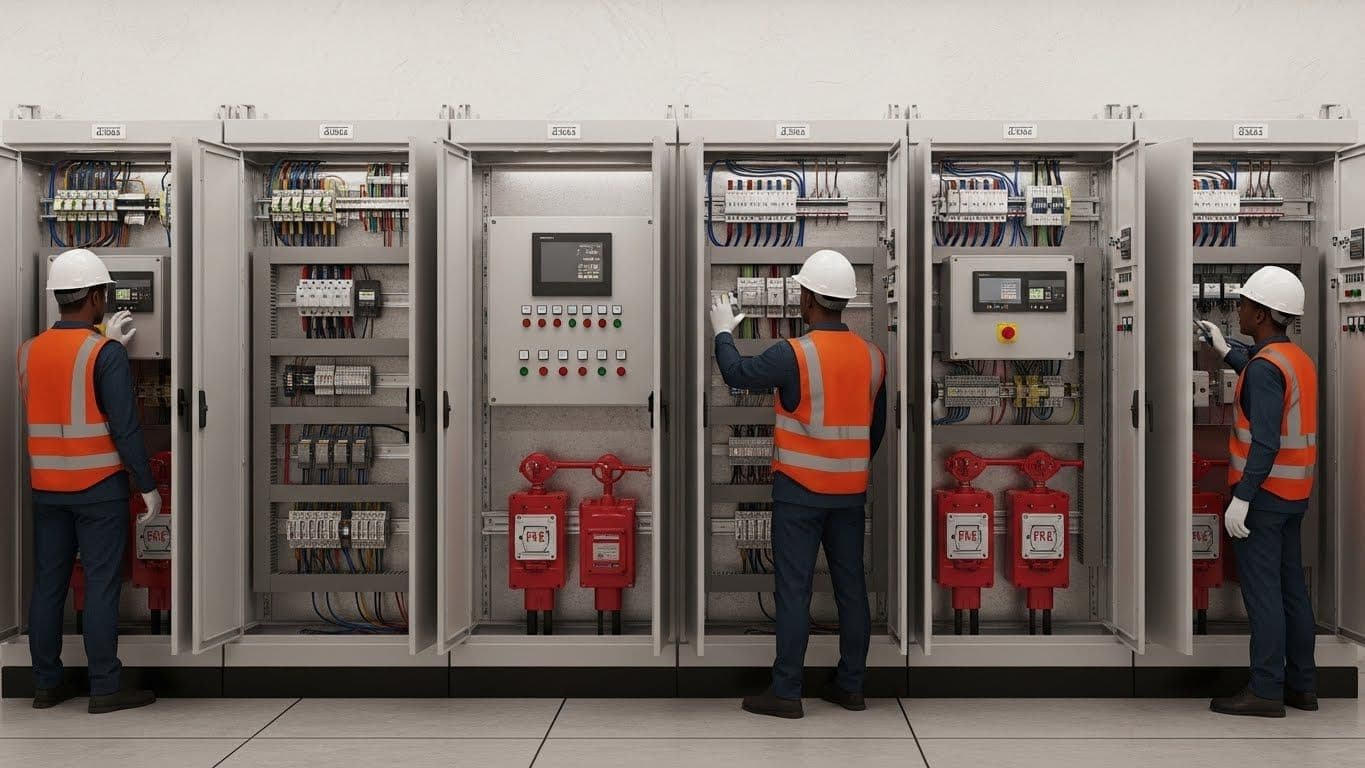 King Abdullah Private Villa – Riyadh, Riyadh, Saudi Arabia - MCC for Primary & Secondary Chilled Water 100KW & Fire Pump Control Panel - ECS Project