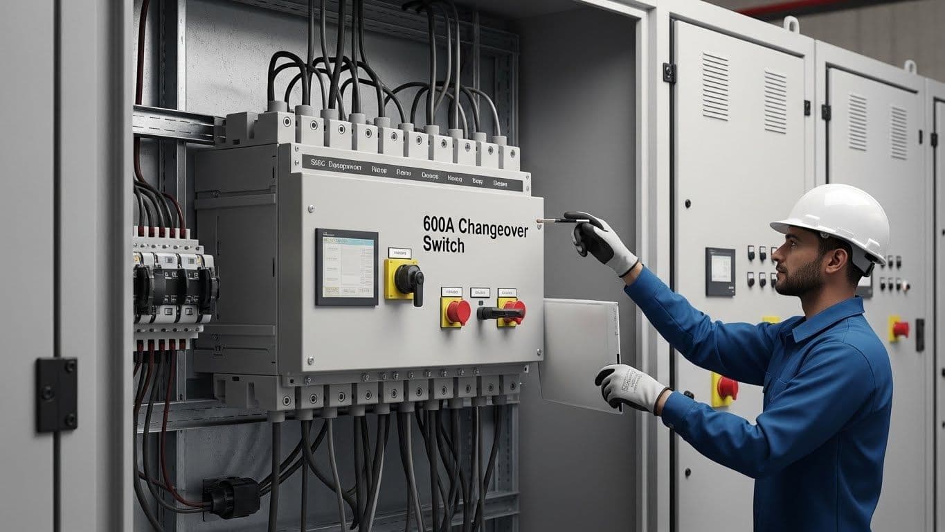 SEC (Substation) Bawadi (Jeddah), Jeddah, Saudi Arabia - Changeover Switch 600A for AHU's - ECS Project