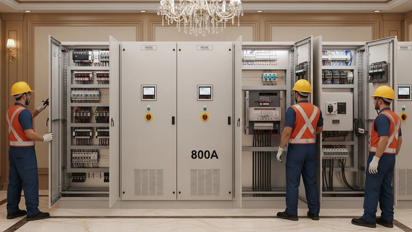 HRH Prince Saud bin Naïf Palace – Jeddah, Jeddah, Saudi Arabia - Main Distribution Panels & ATS 800A - ECS Project