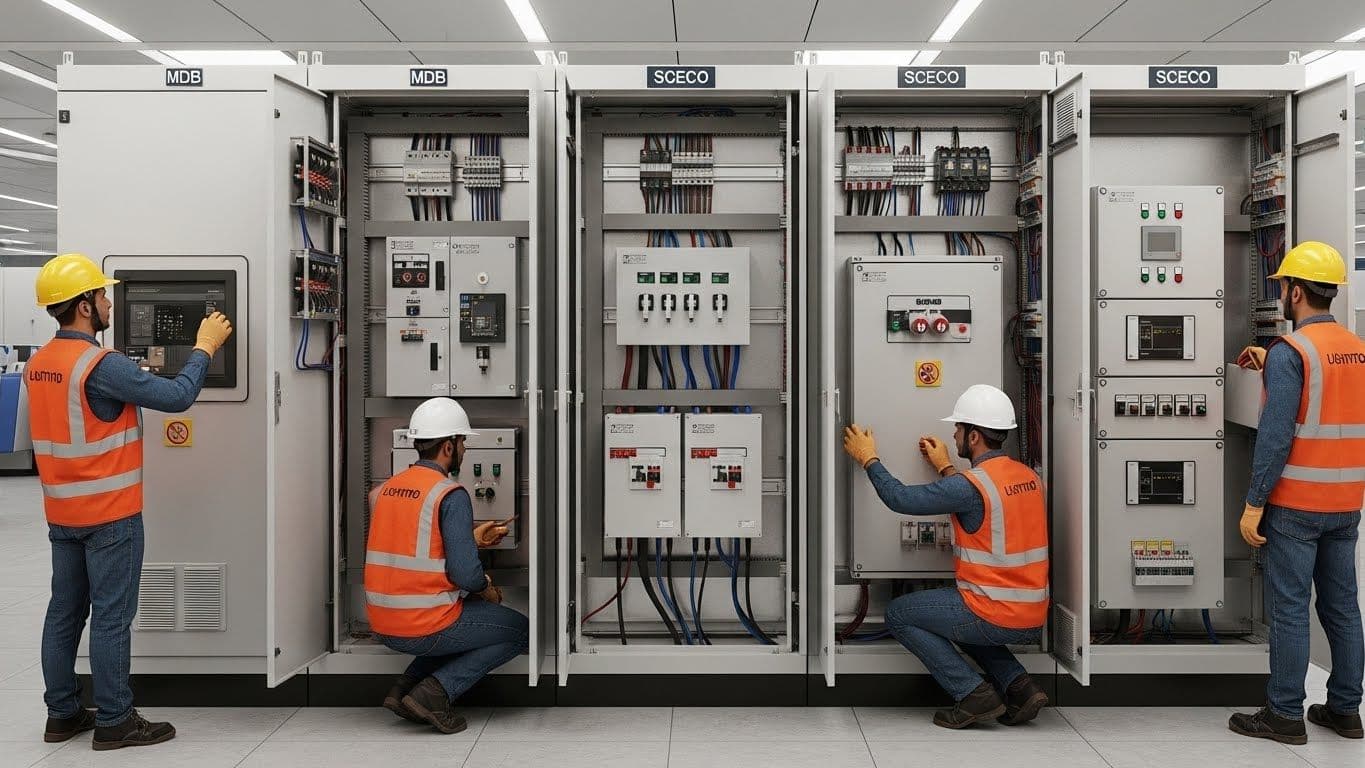Saudi Investment Bank – Jeddah Hai Al Jamea, Jeddah, Saudi Arabia - MDB, ATS, SCECO & Lighting Panel - ECS Project