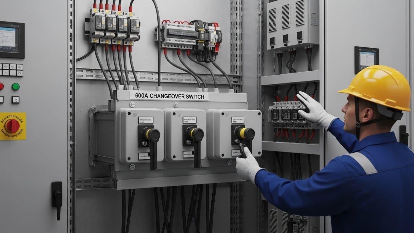 SEC (Substation) Rehab (Jeddah), Jeddah, Saudi Arabia - Changeover Switch 600A for AHU's - ECS Project